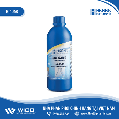 Dung Dịch Hiệu Chuẩn pH 6.862, 500 mL HI6068