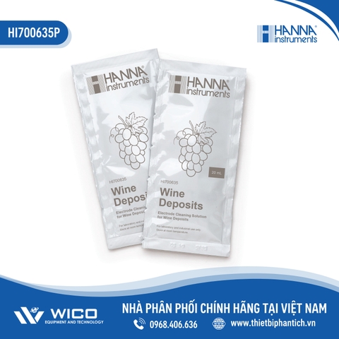 Dung Dịch Rửa Cặn Rượu Trên Điện Cực Sau Khi Đo Trong Rượu, 25x20mL HI700635P
