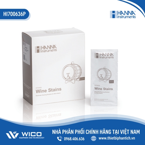 Dung Dịch Rửa Vết Màu Rượu Trên Điện Cực Sau Khi Đo Trong Rượu,25x20mL HI700636P