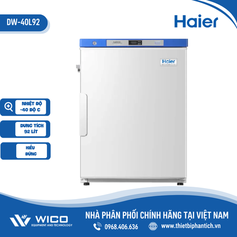 Tủ Bảo Quản -40 Độ C Haier DW-40L92/ DW-40L262/ DW-40L278