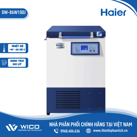 Tủ Lạnh Âm 86 Độ 100 Lít Haier BioMedical DW-86W100J (Cửa trên)