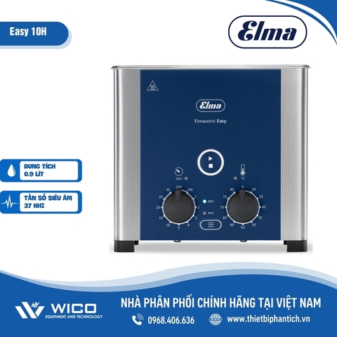 Bể Rửa Siêu Âm Elma Có Gia Nhiệt Easy-H Series | 0.9 - 27.5 Lít
