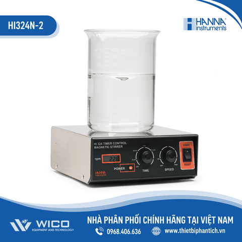 Máy Khuấy Từ Vỏ Thép Không Gỉ Có Hẹn Giờ (5 Lít) HI324N-2 Hãng Hanna