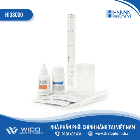 Bộ Dụng Cụ Đo Sunfat (20-100mg/L) Kèm Thuốc Thử Cho 100 Lần HI38000