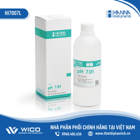 Dung Dịch Hiệu Chuẩn pH 7.01, Chai 500mL HI7007L