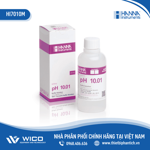 Dung Dịch Hiệu Chuẩn pH 10.01, Chai 250mL HI7010M