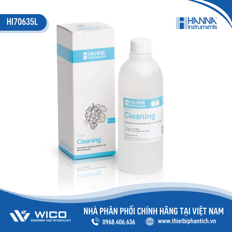 Dung Dịch Rửa Cặn Rượu Trên Điện Cực Sau Khi Đo Trong Rượu, 500 mL HI70635L