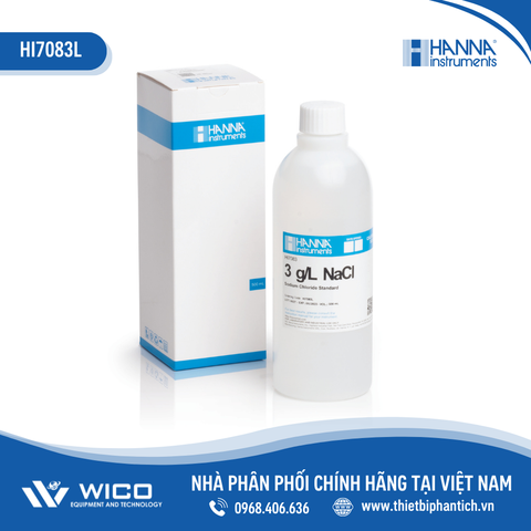 Dung Dịch Hiệu Chuẩn NaCl 3.0 g/L, 500 mL HI7083L