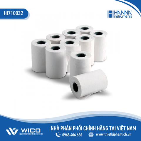 Giấy In Cho Máy Đo pH HI122-02, 10 Cuộn Hanna HI710032