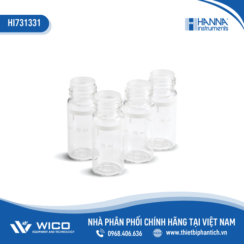Cuvet 22mm Thủy Tinh Cho Máy Đo Quang (4 cái) Hanna HI731331