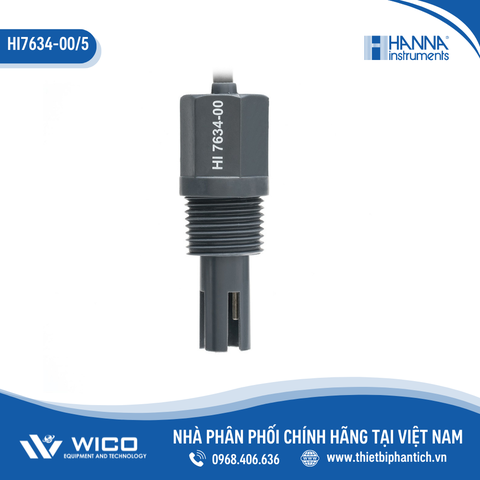 Điện Cực EC/TDS (Thang Thấp) cáp 5m Hanna HI7634-00/5