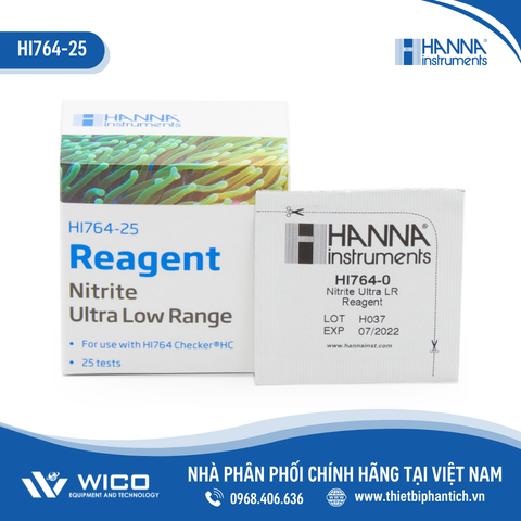 Thuốc Thử Nitrit ULR Cho Checker HI764, 25 lần Hanna HI764-25