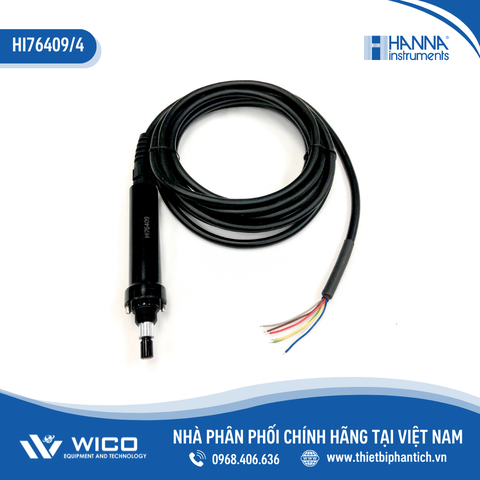 Điện Cực Oxy Hòa Tan Galvanic Cho Máy HI9147, Cáp Dài 4m Hanna HI76409/4