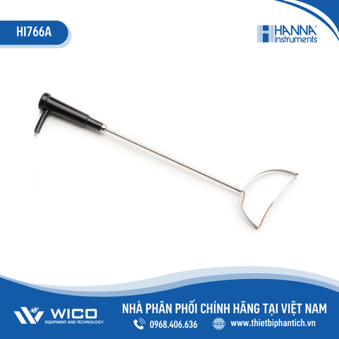 Đầu Dò Nhiệt Độ Kiểu K Cho Bề Mặt Lăn Có Tay Cầm Hanna HI766A