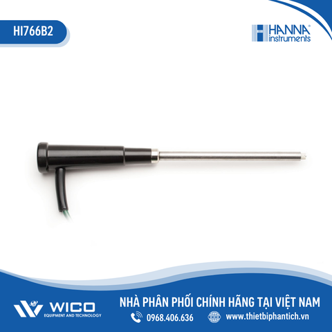 Đầu Dò Đo Bề Mặt Tròn Cổng K Có Tay Cầm, Cáp 1m Hanna HI766B2