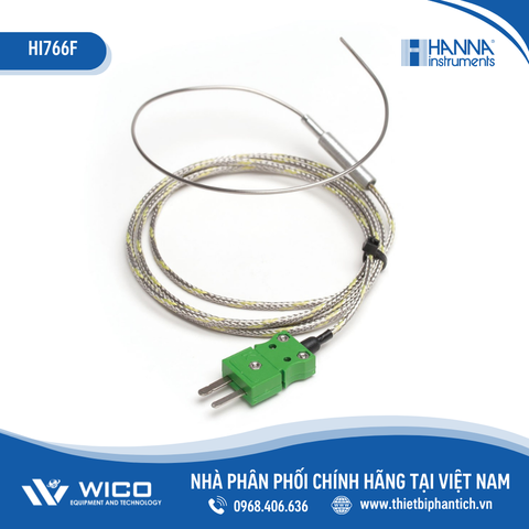 Đầu Dò Dẻo Kiểu K Đo Nhiệt Độ Cao Hanna HI766F
