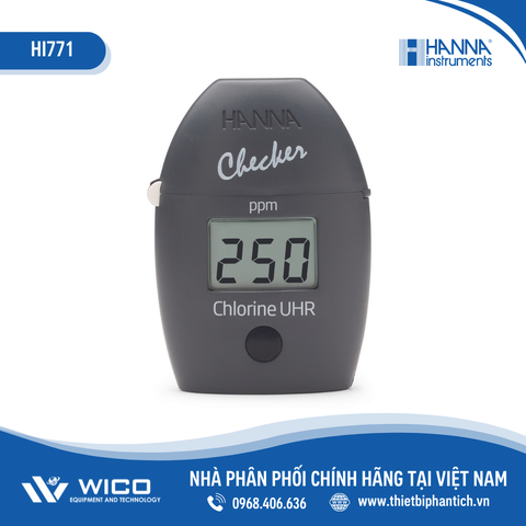 Checker Đo Clo Thang Cao Trong Nước Sạch Hanna HI771