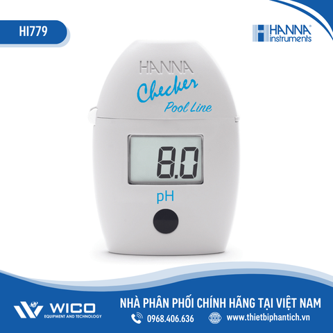 Checker Đo pH Chuyên Trong Hồ Bơi HI779