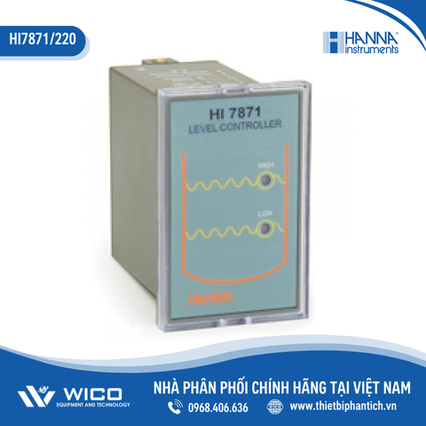 Màn Hình Kiểm Soát Mực Nước HI7871/220