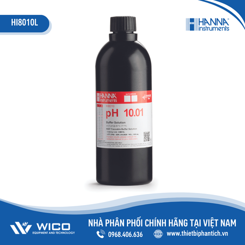 Dung Dịch Hiệu Chuẩn pH10.01, Chai FDA 500 mL HI8010L