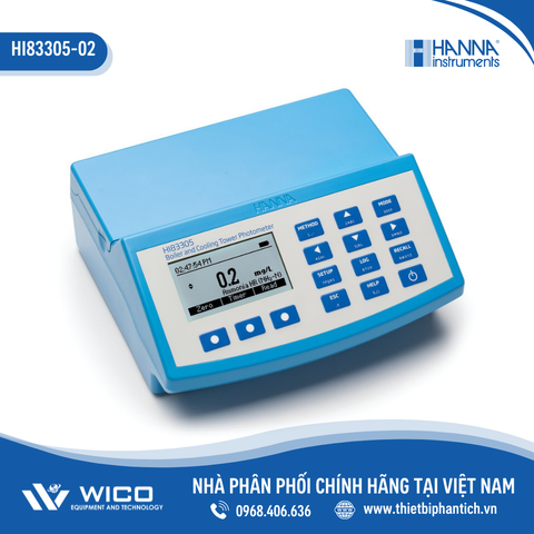 Máy Quang Đo pH Và Đa Chỉ Tiêu Trong Lò Hơi Và Tháp Làm Mát HI83305-02