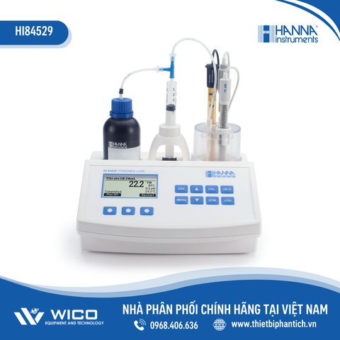 Máy Phân Tích Mini Nồng Độ Axit Các Sản Phẩm Từ Sữa HI84529