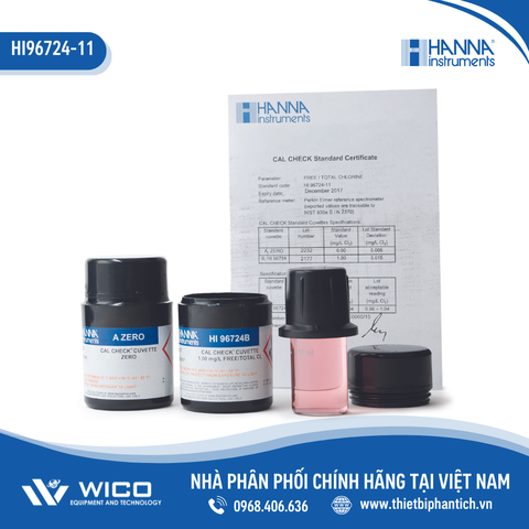 Dung Dịch CAL Check™ Chuẩn Clo Dư Và Clo Tổng Dùng Cho Máy HI96724 HI96724-11