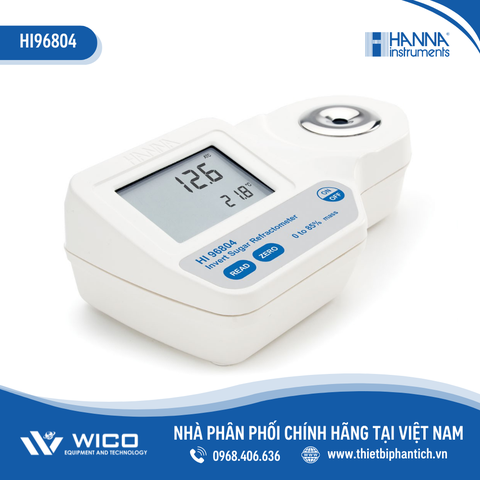 Khúc Xạ Kế Đo % Đường Chuyển Hóa Theo Khối Lượng HI96804