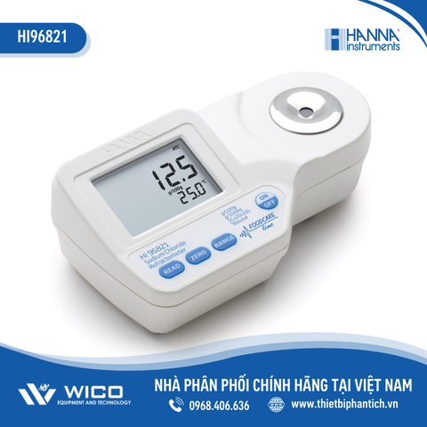Khúc Xạ Kế Đo NaCl Trong Thực Phẩm HI96821