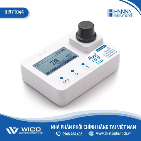 Máy Đo Kiềm, Clo Dư Và Clo Tổng, Axit Cyanuric, Và pH Trong Hồ Bơi HI971044