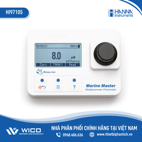 Máy Đo Đa Chỉ Tiêu Dùng Cho Thủy Sản Nước Mặn HI97105