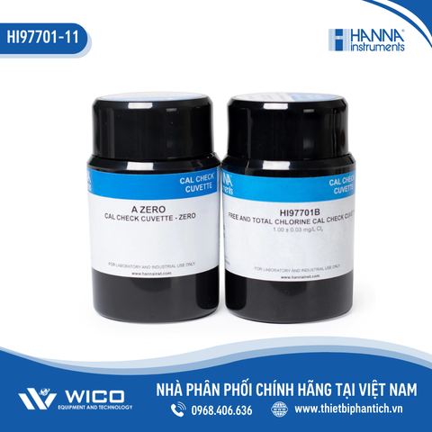 Dung Dịch Chuẩn CAL Check Clo Dư Và Clo Tổng Cho Máy Đo Quang HI97701-11