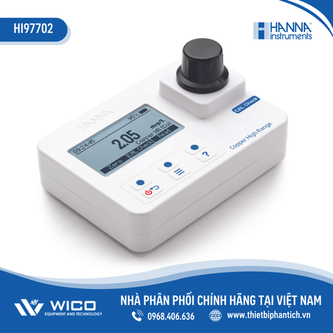 Máy Quang Đo Đồng Thang Cao Trong Nước Sạch HI97702