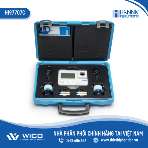 Combo Máy Quang Đo Nitrit Thang Thấp Trong Nước Sạch Kèm Dung Dịch Chuẩn CAL Check HI97707C