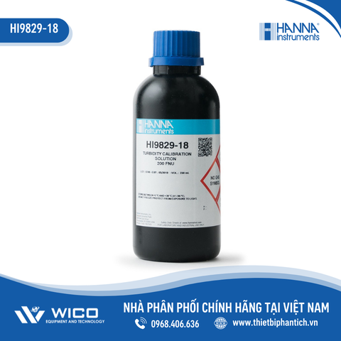 Dung Dịch Hiệu Chuẩn Độ Đục 200 FNU (230mL) HI9829-18