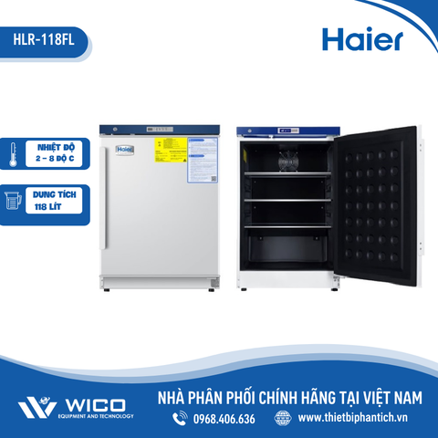 Tủ Bảo Quản 3-16 độ - Chống Cháy Nổ Haier HLR-118SF(FL) và HLR-310SF(FL)a