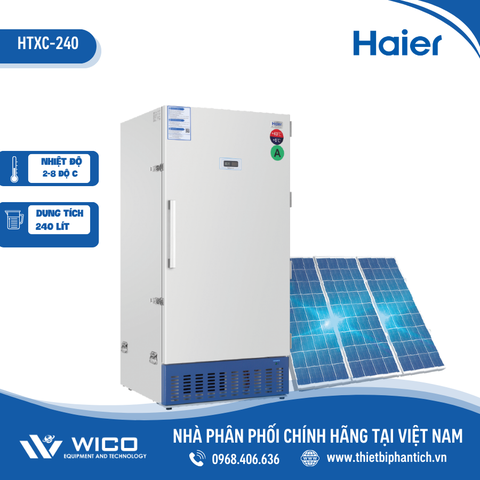 Tủ Trữ Máu 240 Lít Haier HTXC-240 | Năng Lượng Mặt Trời