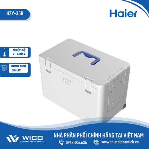 Hộp Bảo Quản - Vận Chuyển Mẫu 2-6 Độ 30 Lít Haier HZY-35B