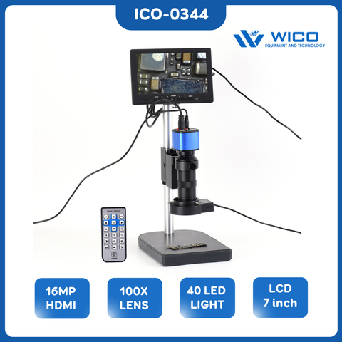 Kính Hiển Vi Kỹ Thuật Số Wico ICO-0344  | 16 MP - Cổng HDMI/ USB