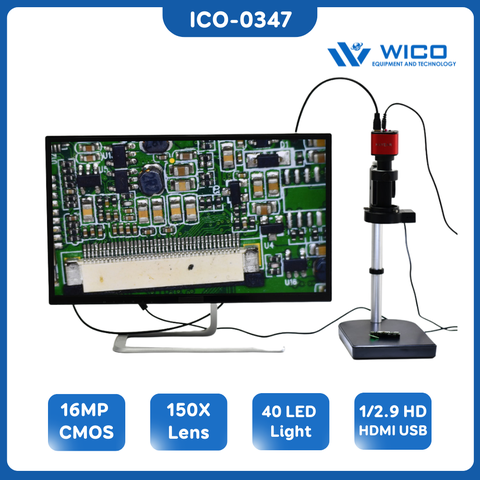 Kính Hiển Vi Kỹ Thuật Số WICO ICO-0347 | 16MP - Cổng HDMI/USB