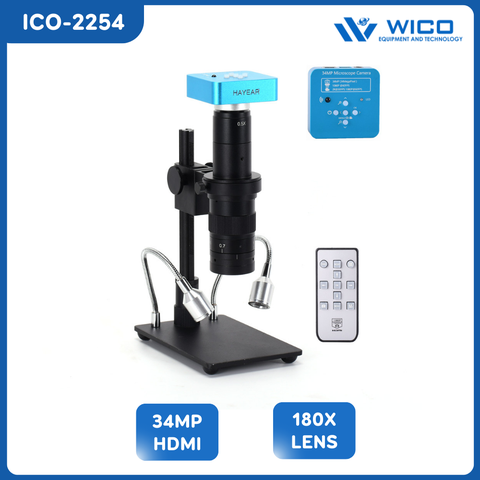Kính Hiển Vi Điện Tử ICO-2254 Thương Hiệu WICO | Camera 34MP - Lens 180X