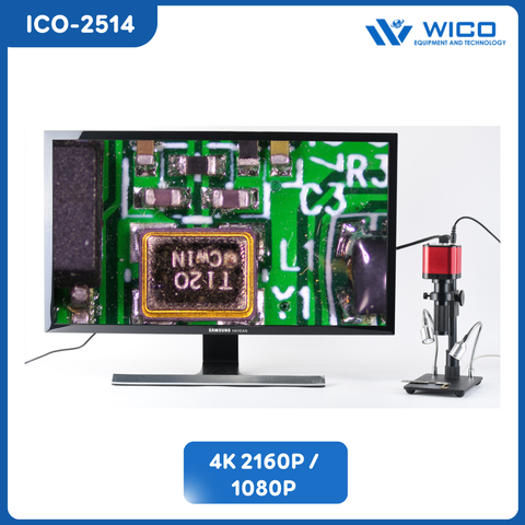 Kính Hiển Vi Kỹ Thuật Số WICO ICO-2514 | 4K / 2K / 1080P - Cổng HDMI/USB
