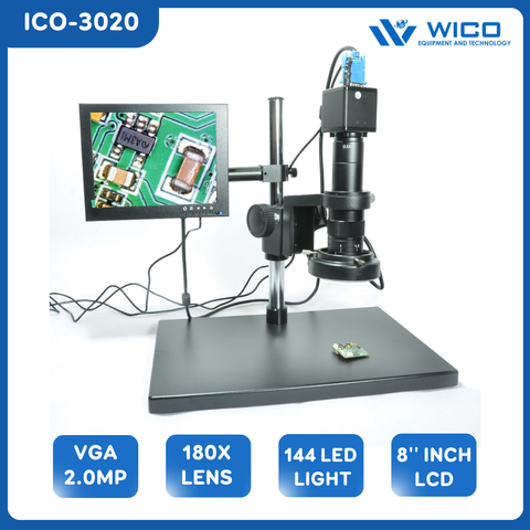 Kính Hiển Vi Điện Tử WICO ICO-3020 | 2.0MP - Cổng VGA