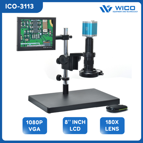 Kính Hiển Vi Điện Tử WICO ICO-3113 | 1080P FULL HD - Cổng VGA