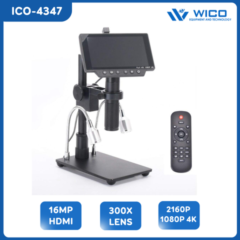 Kính Hiển Vi Kỹ Thuật Số WICO ICO-4347 | 16MP - Cổng HDMI/USB