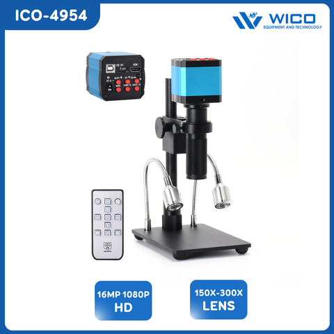 Kính Hiển Vi Điện Tử ICO-4954 Thương Hiệu WICO | Camera 16MP - Zoom 150X-300X