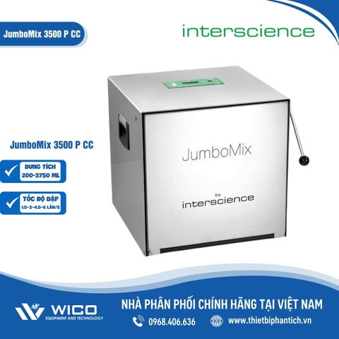 Máy Dập Mẫu Vi Sinh Interscience JumboMix 3500 P CC/JumboMix 3500 W CC