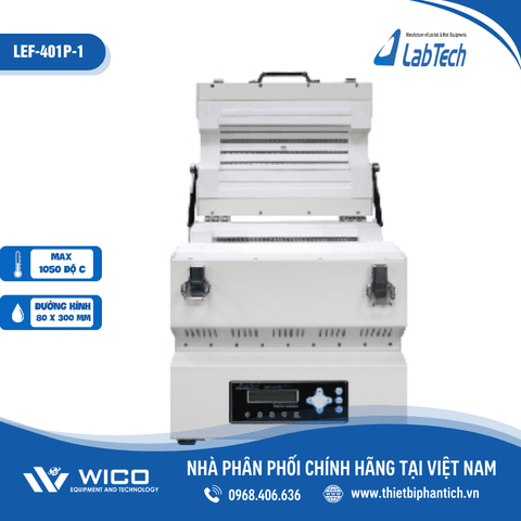 Lò Nung Ống Chuyên Dụng 1050 Độ C Labtech Hàn Quốc