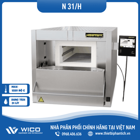 Lò Ủ Thép 1280 Độ C 31 Lít Nabertherm N 31/H/B500