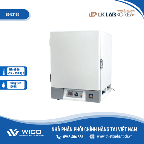 Tủ sấy nhiệt độ cao 450 độ C LK Lab LO-US165 | 150 lít